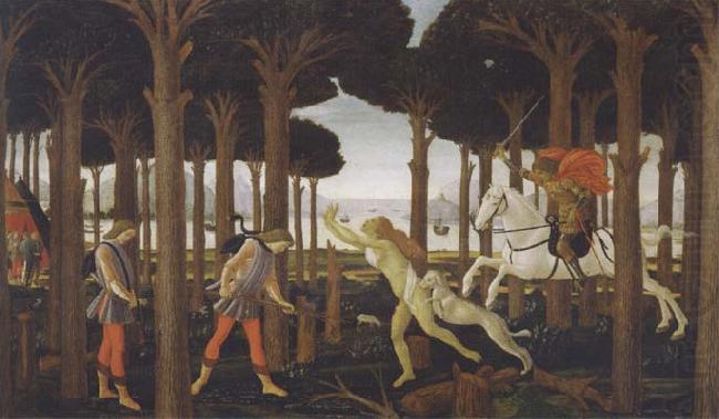 Novella di Nastagio degli Onesti, Sandro Botticelli